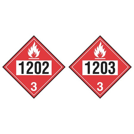 Incom Fuel Tags, 0.055" high density plastic, 2.1845" Width, , 250 PK FT108